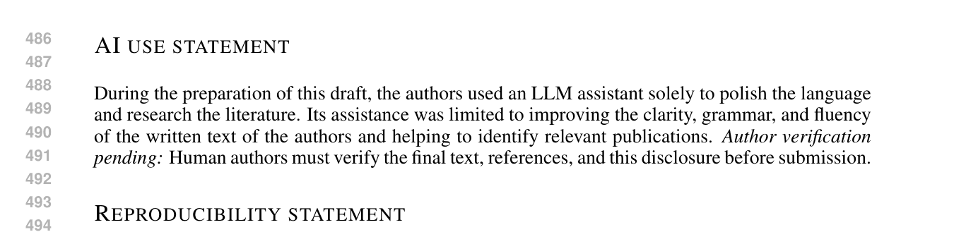 An AI use statement that ends with "Author verification pending"