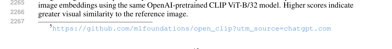 A footnote linking to open_clip with ?utm_source=chatgpt.com